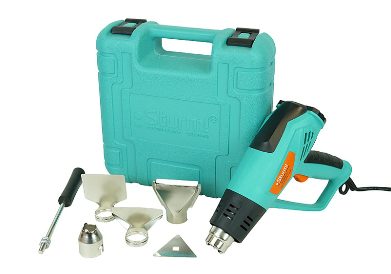 Фен технический Sturm , жк дисплей, 2000Вт, кейс HG2003LCD