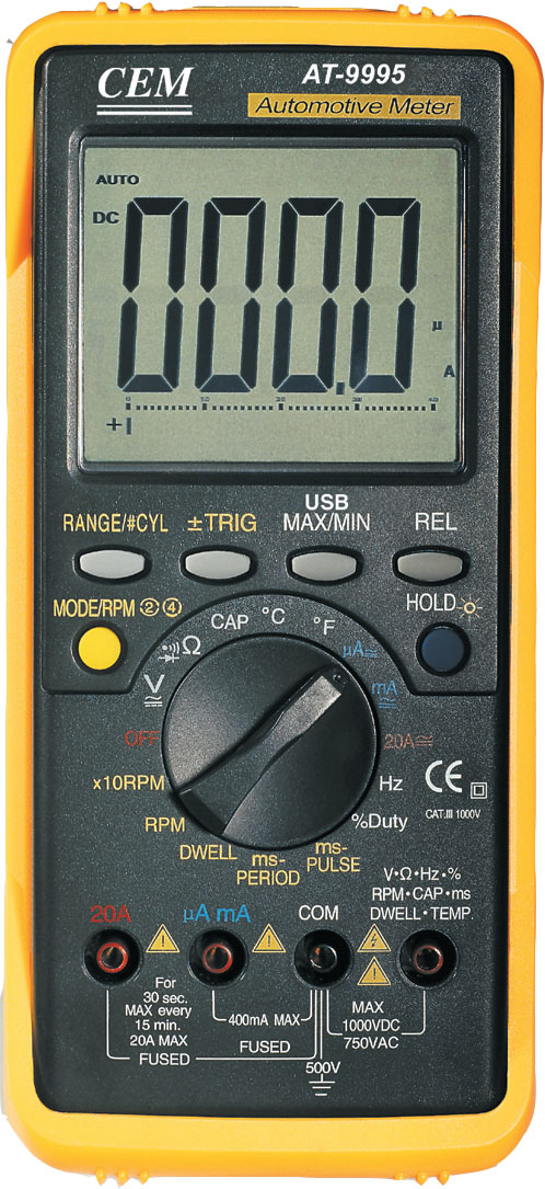 Мультиметр автомобильный цифровой AT-9995E
