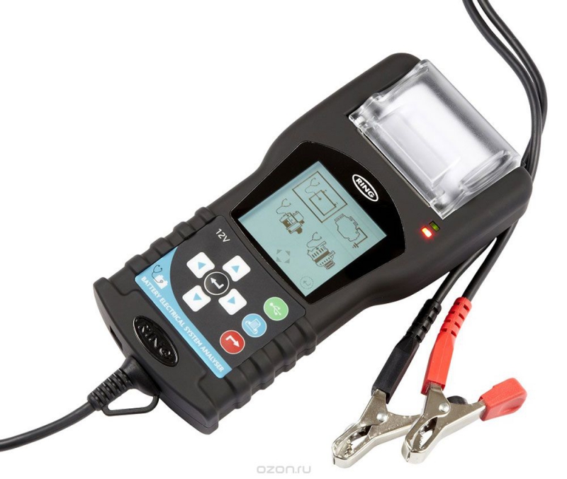 Тестер аккумуляторных батарей с термопринтером Ring Automotive  RBAG700