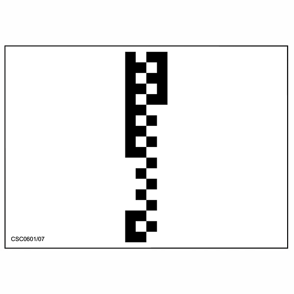 Мишень калибровочная Autel ADAS, CSC0601/07, для систем предупреждения о сходе с полосы Hyundai/Kia