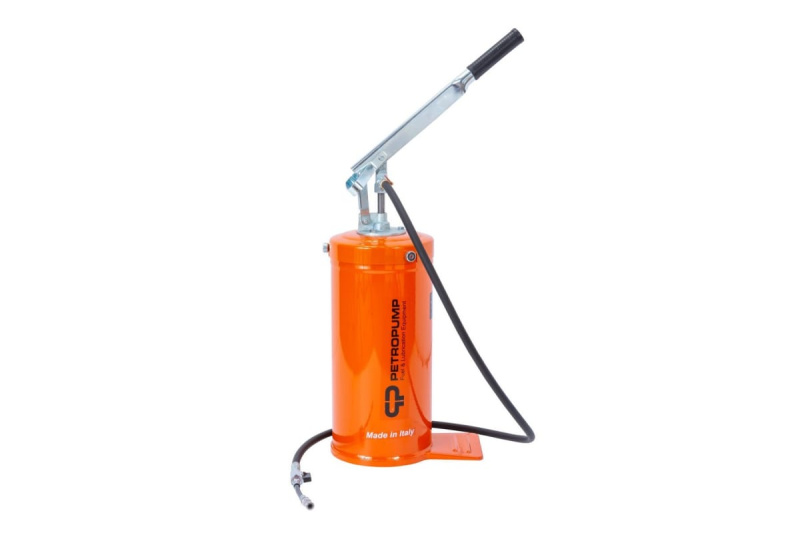 Ручной солидолонагнетатель с емкостью 12 кг, 150 бар, эконом версия Petropump PP210012
