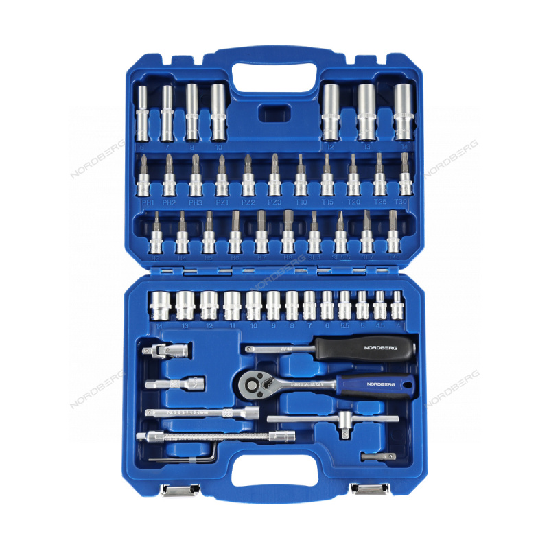 Набор инструментов, 52 предмета NORDBERG 2296052C