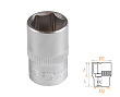 AFFIX Головка торцевая стандартная шестигранная 3/8", 13 мм AF00030013