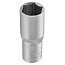 TOLSEN Головка торцевая глубокая шестигранная 1/2", 8 мм